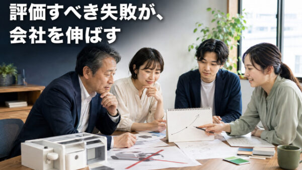 評価すべき失敗が、会社を伸ばす